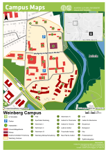 Lageplan Weinberg-Campus
